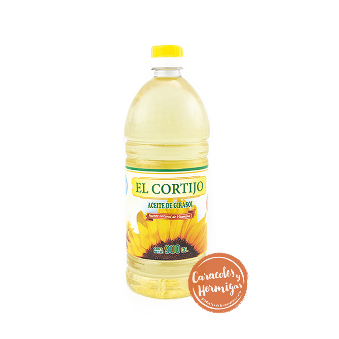 Aceite de GIRASOL puro "El Cortijo" 900ml