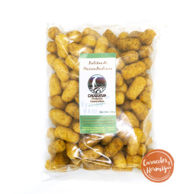 Chizitos naturales de maiz especiales "Cauqueva" 100g