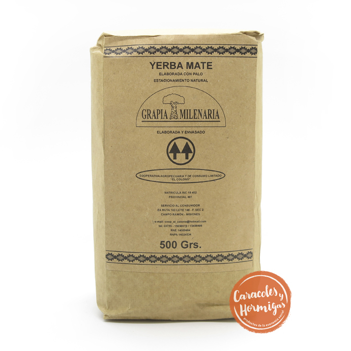 Yerba Mate &quot;Grapia Milenaria&quot; 500g