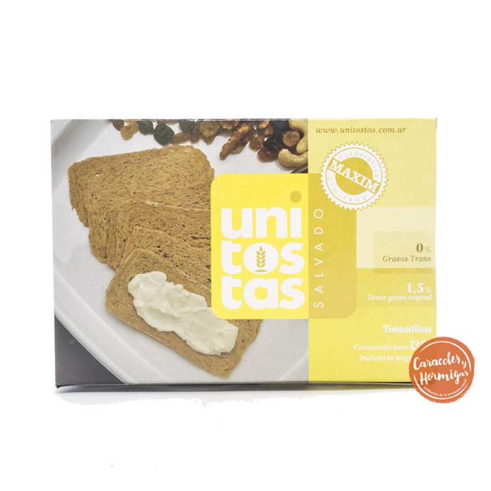 Tostaditas de SALVADO &quot;Unitostas&quot; caja de 135g