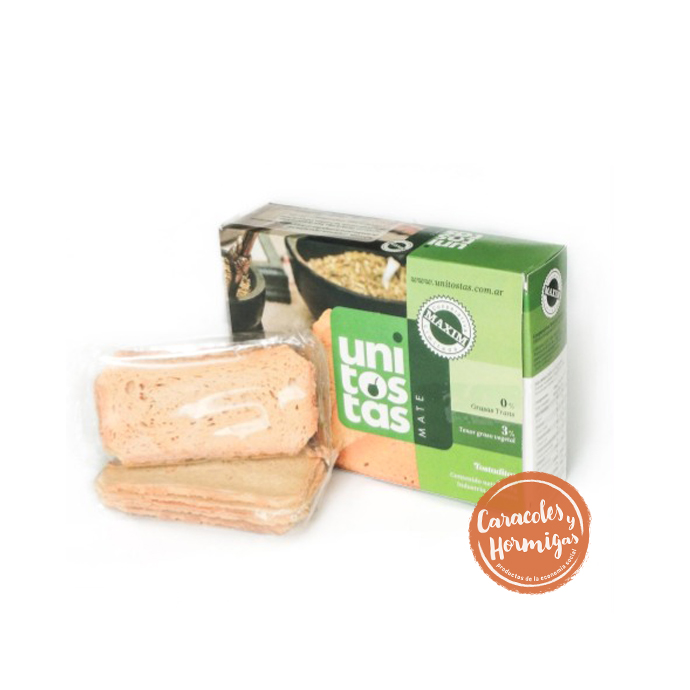 Tostaditas para MATE &quot;Unitostas&quot; caja de 140g