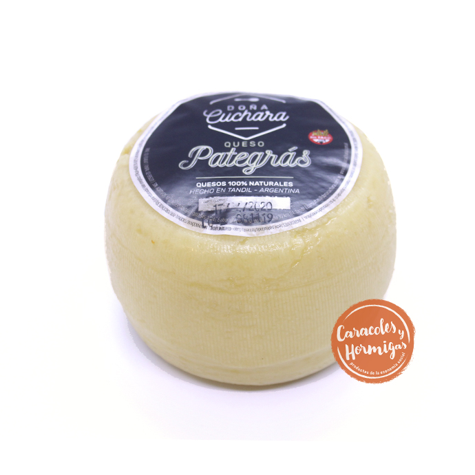 Queso Hormita 600 grs (aprox) Pategras Natural &quot;Doña Cuchara&quot;