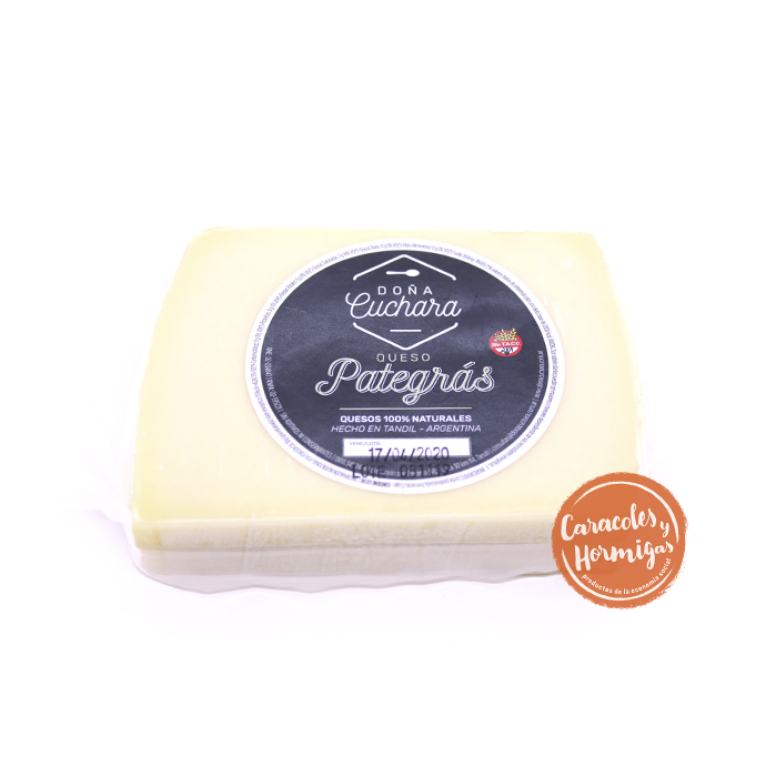 Queso Pategras Natural 300 grs &quot;Doña Cuchara&quot;