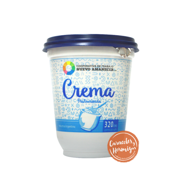 Crema Pasteurizada &quot;Nuevo Amanecer&quot; 320CC