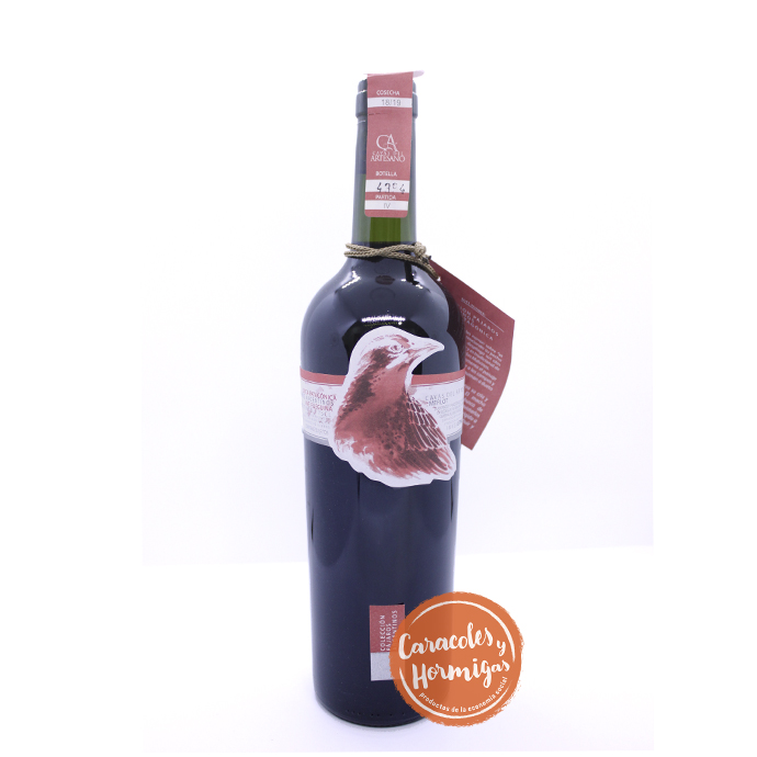 Vino Merlot Roble &quot;Cavas del Artesano&quot; 750mL