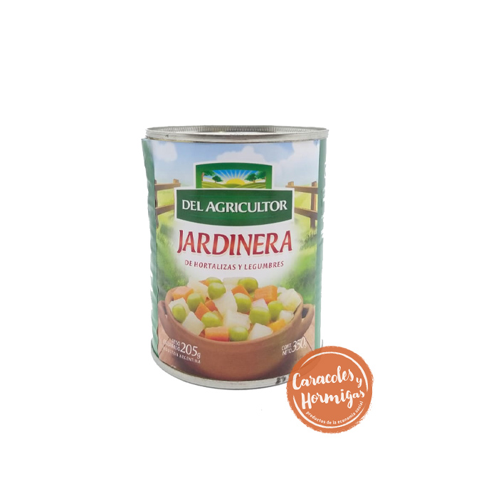 Lata Jardinera de hortalizas y legumbres &quot;Del Agricultor&quot; AFA 350 gr
