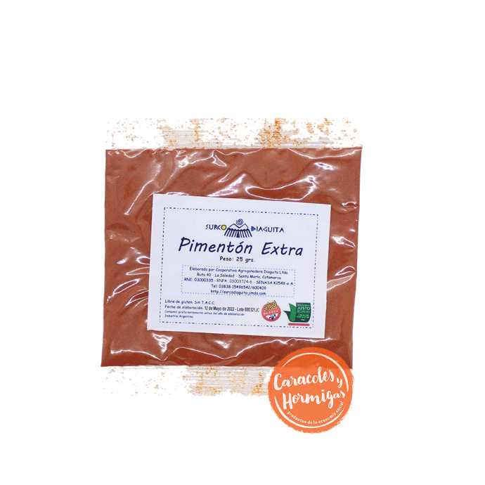 Pimenton Extra &quot;Surco Diaguita&quot; 25g SIN TACC
