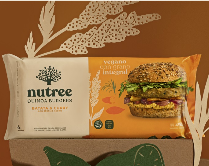 Medallones de Quinoa Indian con batata y curry 4U &quot;Nutree&quot;