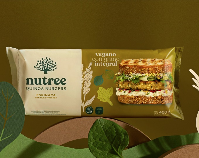 Medallones de Quinoa Espinaca con nuez moscada 4U &quot;Nutree&quot;