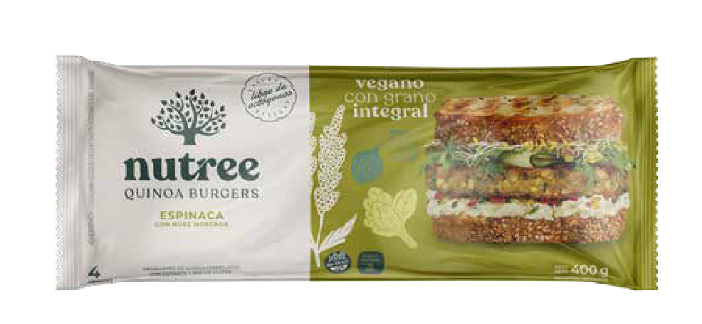 Medallones de Quinoa Espinaca con nuez moscada 4U "Nutree"