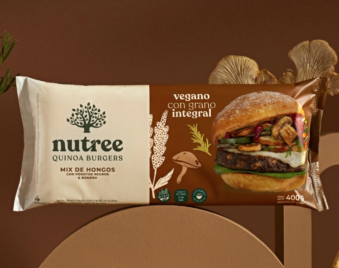 Medallones de Quinoa Hongos con porotos negros 4U &quot;Nutree&quot;