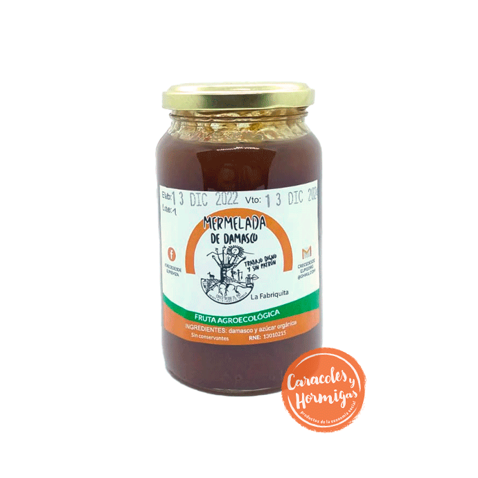 Mermelada de Damasco &quot;Crece desde el pie&quot; 500gr