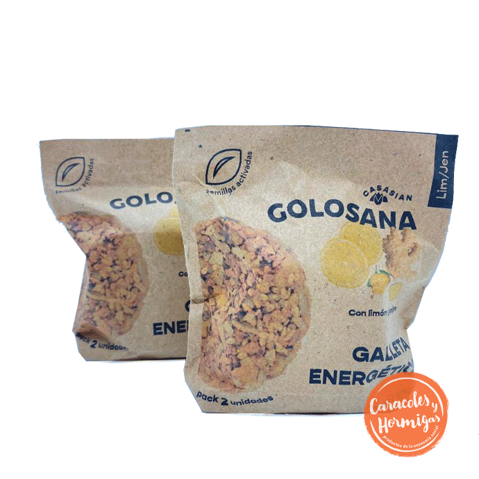 Galleta de Limón y CHOCOLATE BLANCO 2 u. "Golosana"