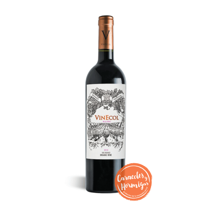 Vino Malbec Organico "Vinecol" 750ml