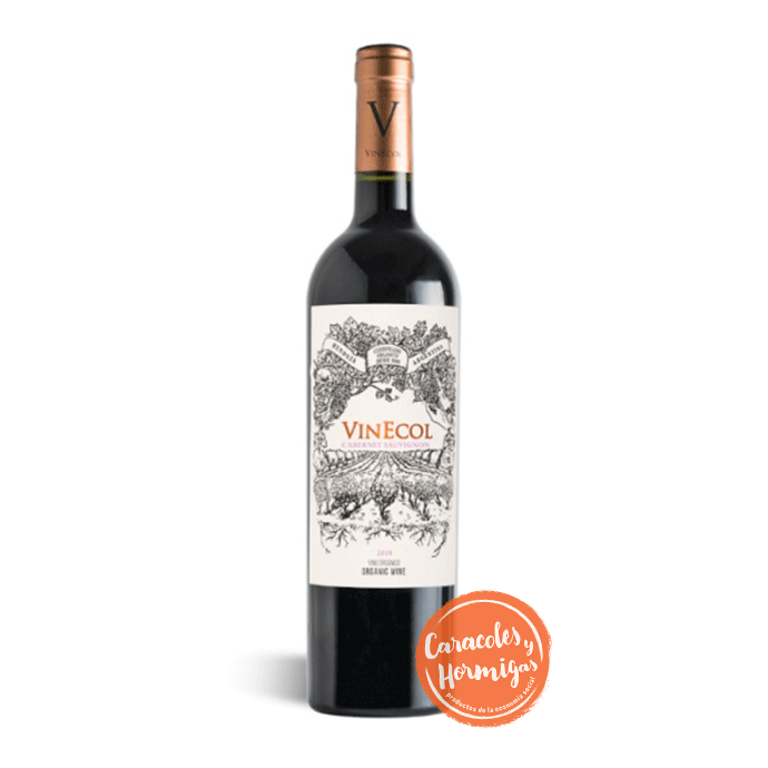 Vino Cabernet Sauvignon Organico "Vinecol" 750ml