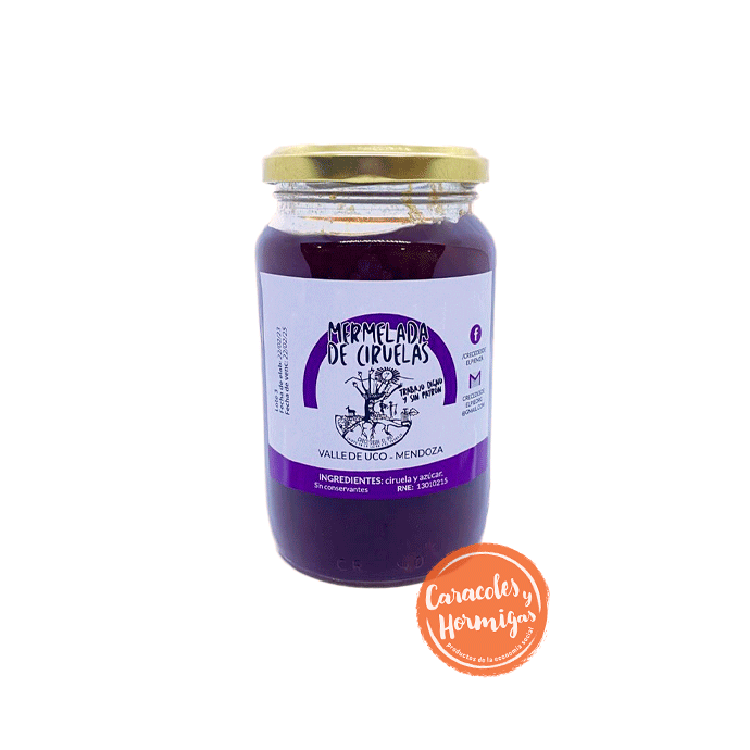 Mermelada de Ciruela &quot;Crece desde el Pie&quot; 500gr