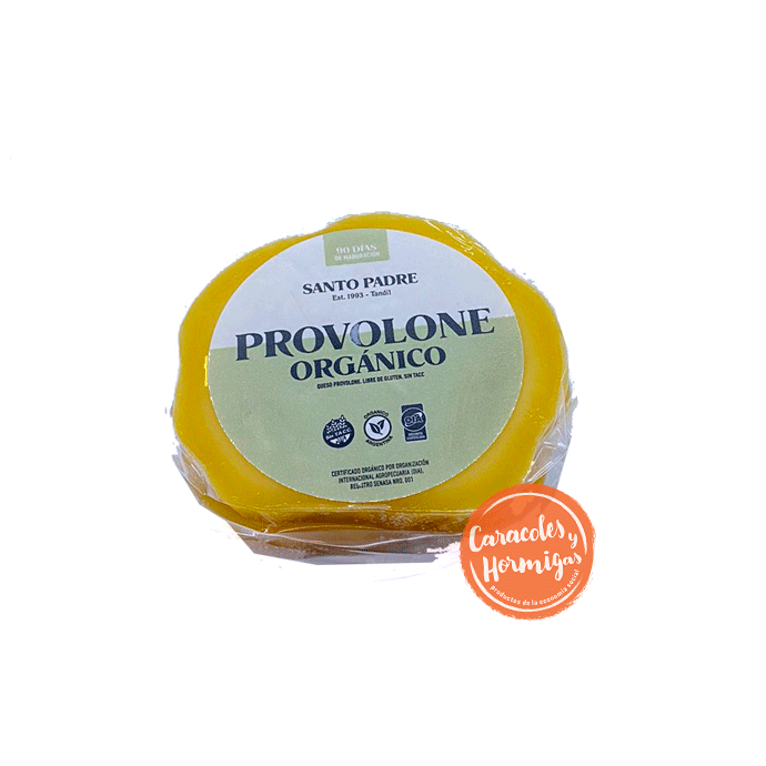 Queso Provoleta Parrillera Organica 2U de 350 grs &quot;Santo Padre&quot;