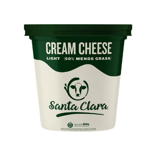 Queso Crema Light &quot;Santa Clara&quot; 300gr  sin TACC