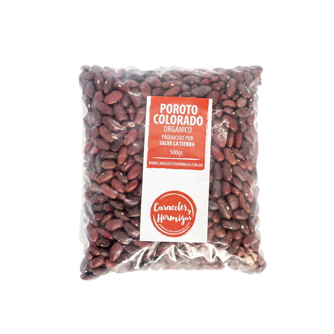 Poroto COLORADO agroecologico fraccionado 500g "Salve la Tierra"