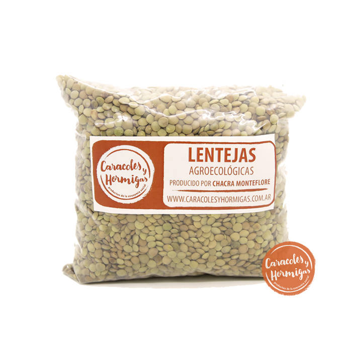 Lenteja agroecologica fraccionada 500g "Monte Flore"