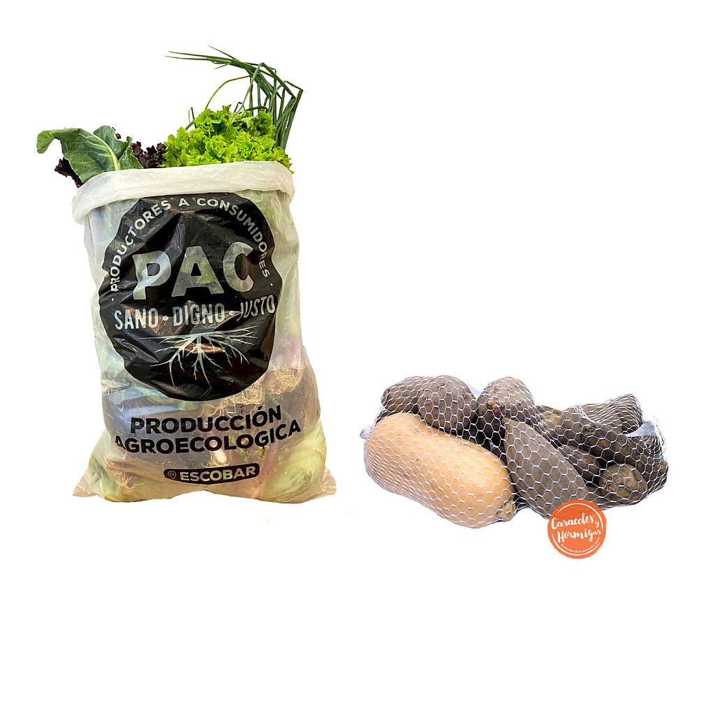 Combo VERDURA: Bolson de Estacion Agroecológico 5K + Bolson Refuerzo de Pesadas 3K