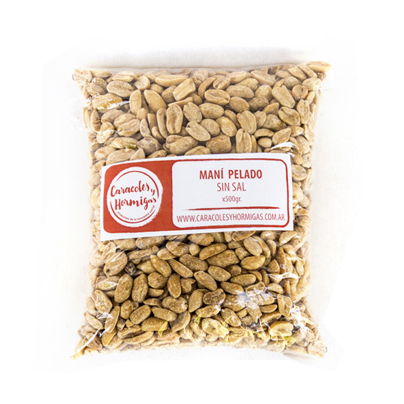 Mani Sin Sal fraccionado 500g "Cuyo Natural"