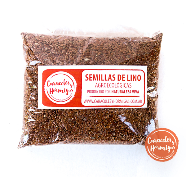 Semillas de LINO organica fraccionada 250g "Salve la Tierra"