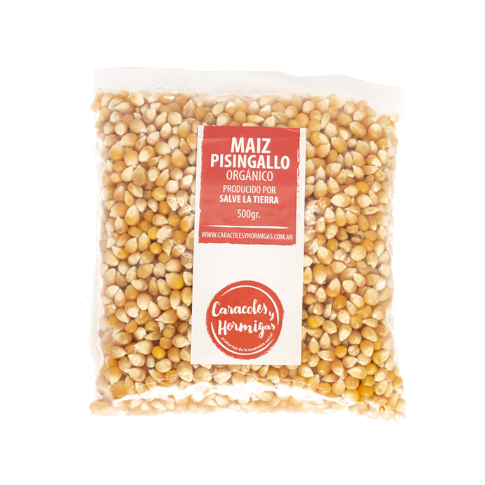 Maiz Pisingallo organico fraccionado 500g "Salve la tierra"