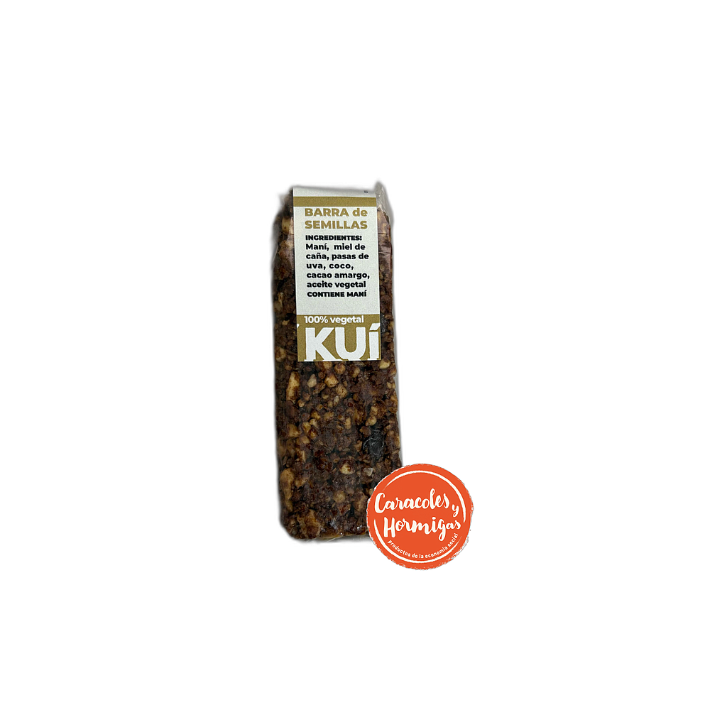 Barra de Cereal con PASAS y CACAO &quot;KUI&quot; 45g