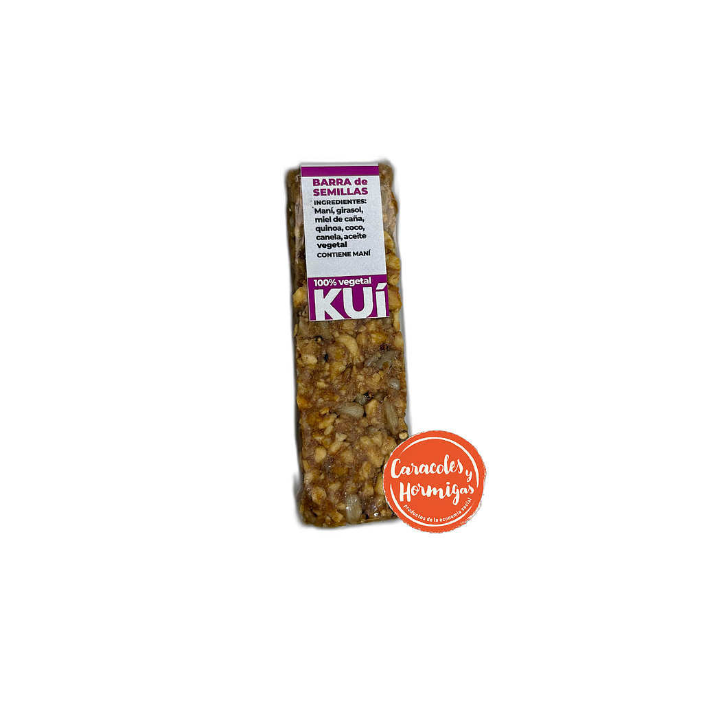 Barra de Cereal VEGANA con QUINOA, CANELA y COCO &quot;KUI&quot; 45g