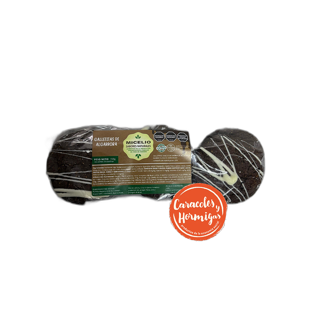 Galletas de ALGARROBA  &quot;Micelio&quot; 150g