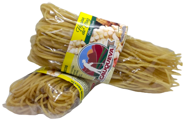 Fideos Maiz Capia y Quinoa &quot;Cauqueva&quot; x 300g