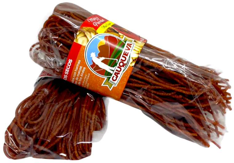 Fideos Maiz Capia y Pimenton "Cauqueva" x 300g