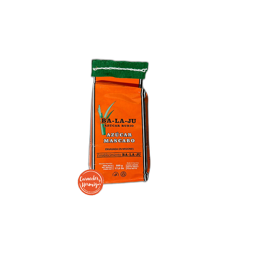 Azucar Mascabo &quot;BA-LA-JU&quot; x 500g