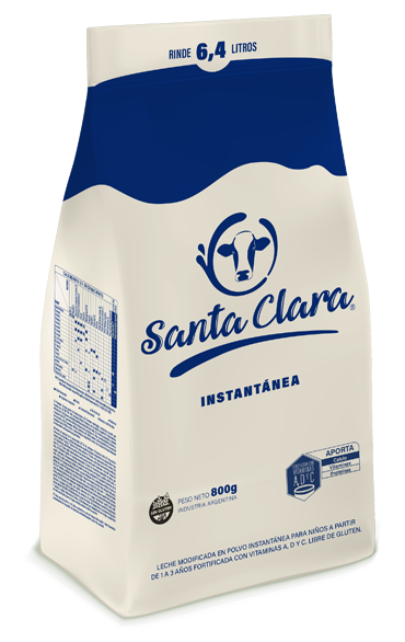 Leche en Polvo Fortificada Franciscana "Santa Clara" 400 grs.