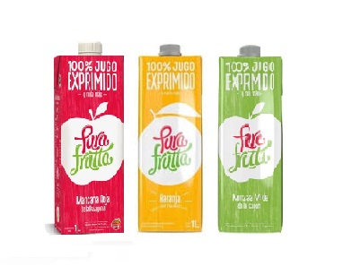 COMBO 3 Jugos: Manzana Roja, Naranja y Manzana Verde &quot;Pura Frutta&quot; 1 L