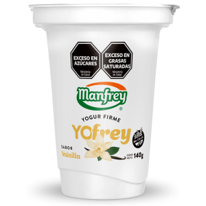 Yogur Firme de Vainilla 140g "Manfrey" - sin TACC
