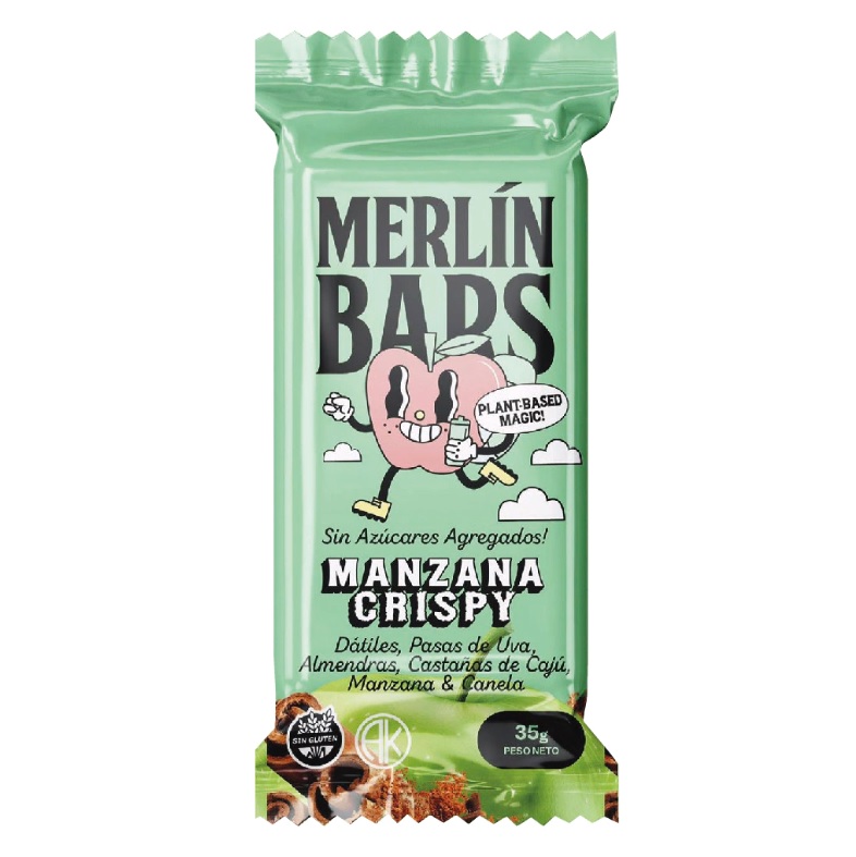 Barrita Manzana Crispy "Merlin" x 35gr