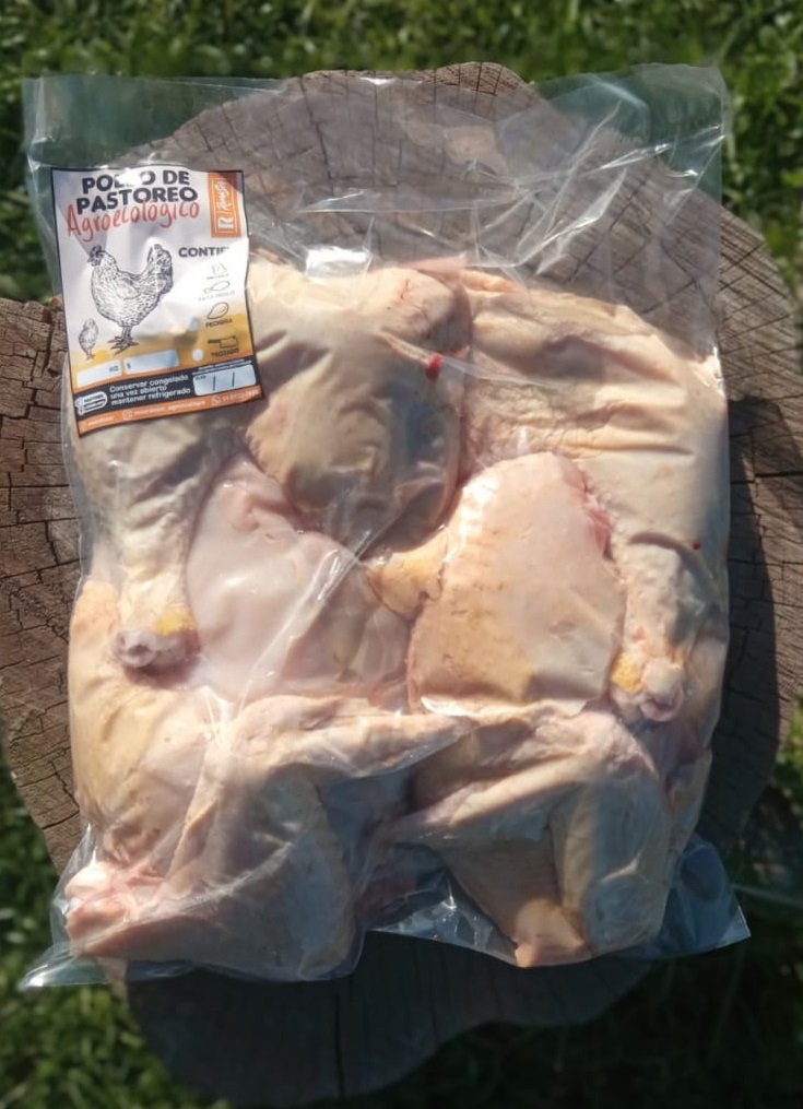 Pollo TROZADO de pastoreo agroecologico 2,2Kg aprox