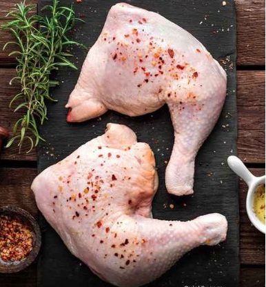 Pata y muslo de pollo agroecologico - 2 uds. Precio x kilo