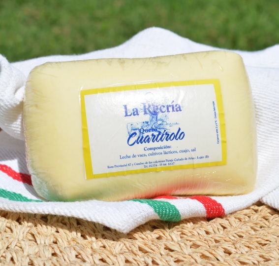 Queso Cuartirolo Agroecológico 500g aprox "La Recria"