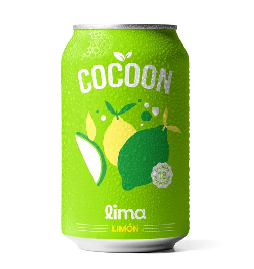 Gaseosa Pre-Probiotica Lima Limon "Cocoon" 354cc