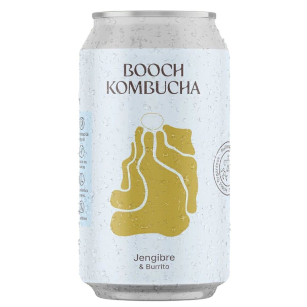 Kombucha Jengibre y Burrito "Booch" 354cc
