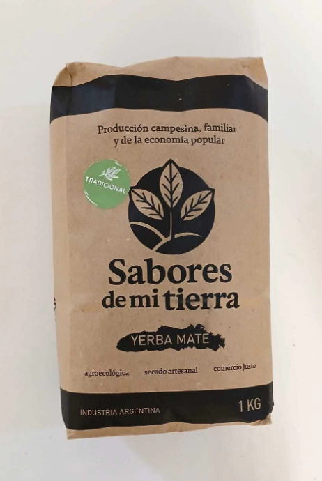 Yerba agroecologica TRADICIONAL "Sabores de Mi Tierra" 1Kg