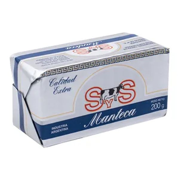 Manteca 200g "S y S" - sin TACC