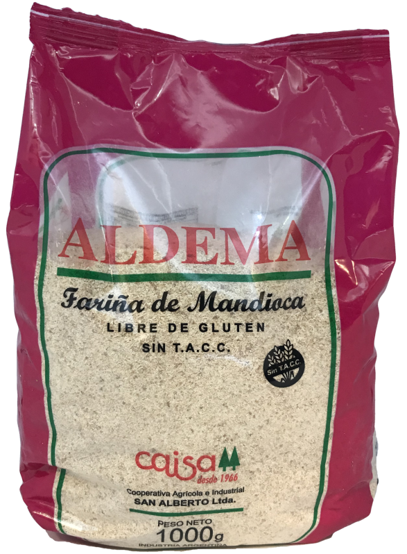 Fariña Mandioca 1K "Aldema" Sin TACC
