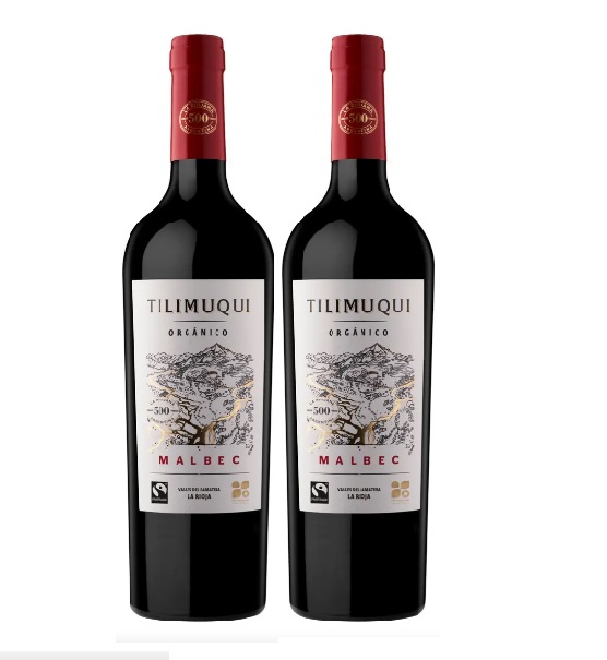 PROMO 2 Vinos Malbec Organico "Tilimuqui" 750ml