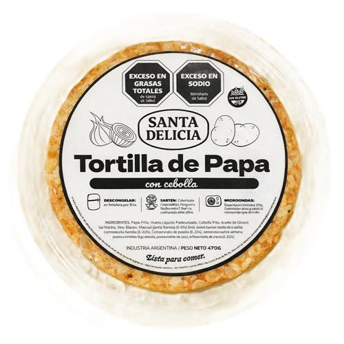 Tortilla de papa con cebolla "Santa Delicia" 470g