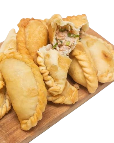 Empanadas de pescado de rio- bandeja x 6u.
