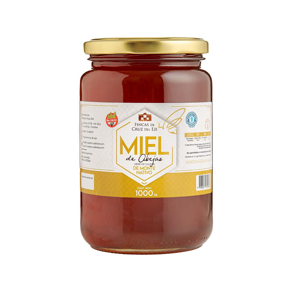 Miel de abejas de monte nativo de "Fincas de Cruz del Eje" 1K